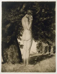 Eva, 1918 (ætsning på papir)
